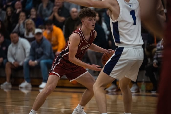 Grove City vs St. Francis DeSales boys basketball 022523 Gabe Haferman3